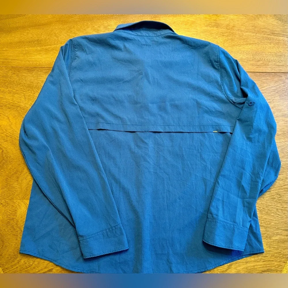 NWT Women’s Orvis Open Air Caster Longsleeve Carbon NAVY work shirt  SPF 40 XL - Picture 8 of 13